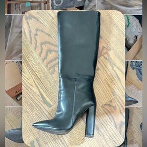 NEW never worn SCHUTZ Black Heeled Boots